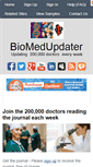 Mobile Screenshot of biomedupdater.com